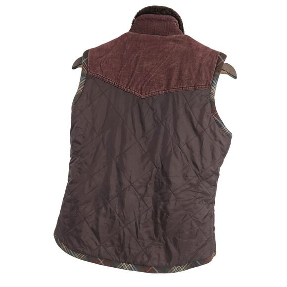 Cabi Brown Quilted Vest Womens Size Medium M - Picture 2 of 4